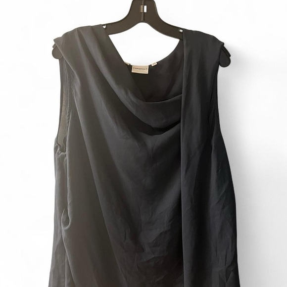 Junarose Tops - Junarose Charcoal Sleeveless Top